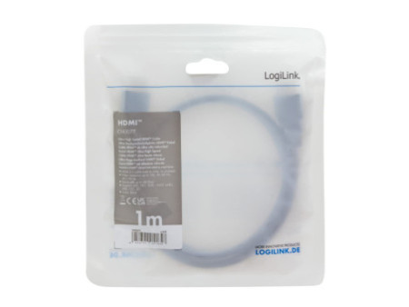 LogiLink Câble HDMI 2.1, A mâle - A mâle, 1 m