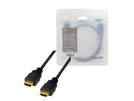 LogiLink Câble HDMI 2.1, A mâle - A mâle, 1 m
