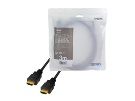LogiLink Câble HDMI 2.1, A mâle - A mâle, 3 m