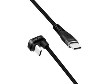 LogiLink Câble USB 2.0, USB-C mâle - USB-C mâle, 1,0 m, noir