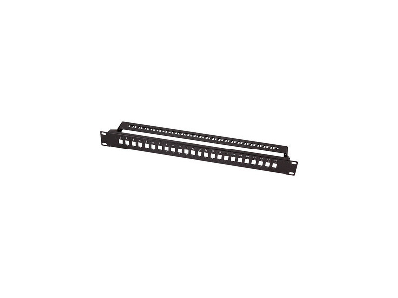 LogiLink Panneau de brassage fibres optiques 19', noir