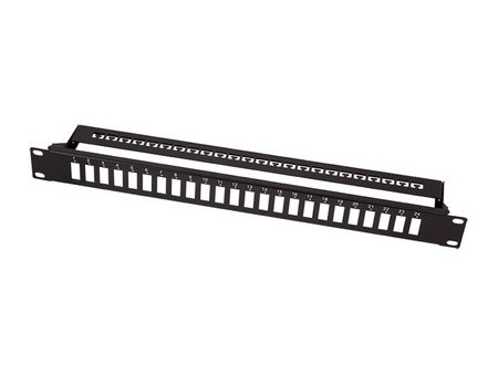 LogiLink Panneau de brassage fibres optiques 19', noir
