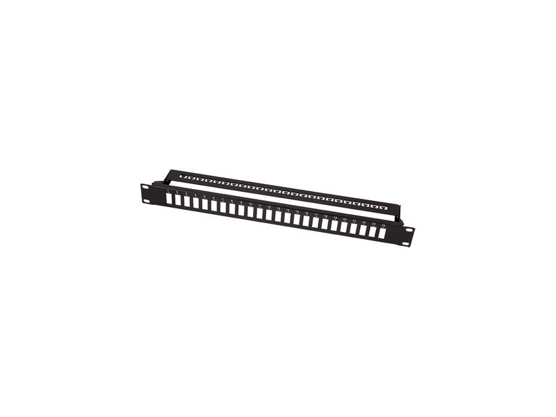 LogiLink Panneau de brassage fibres optiques 19', noir