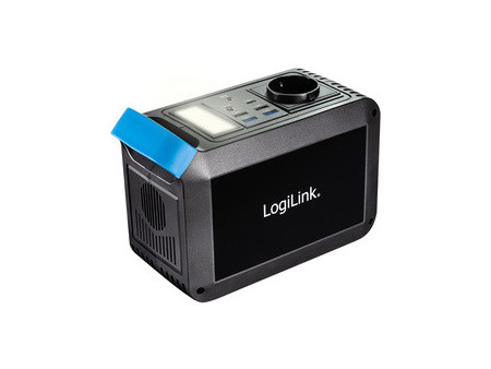 LogiLink Station de charge mobile, 200 watts, noir