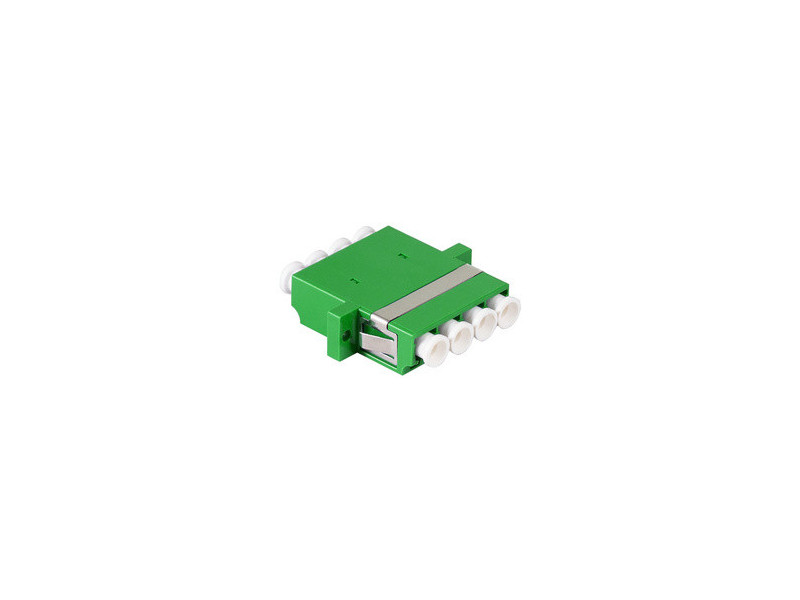LogiLink Kit coupleur fibres optiques, LC-Duplex Quad, vert