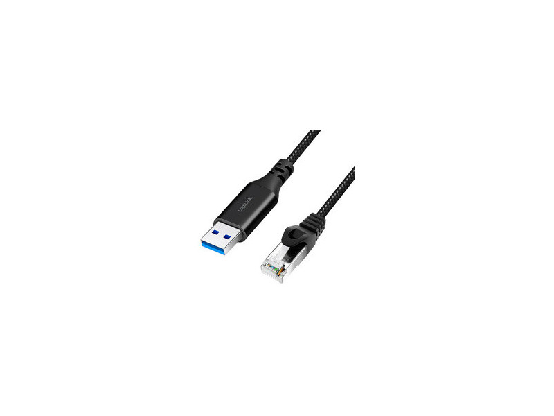 LogiLink Câble Ethernet USB 3.0, USB-A - RJ45, 10 m