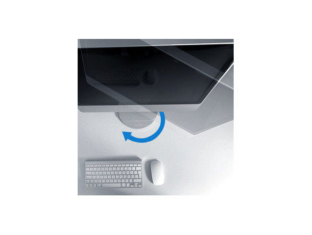 LogiLink Plateau tournant pour moniteur, aluminium, gris