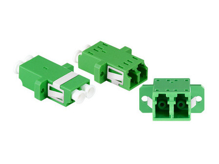LogiLink Set de coupleurs fibre optique, avec bride, vert