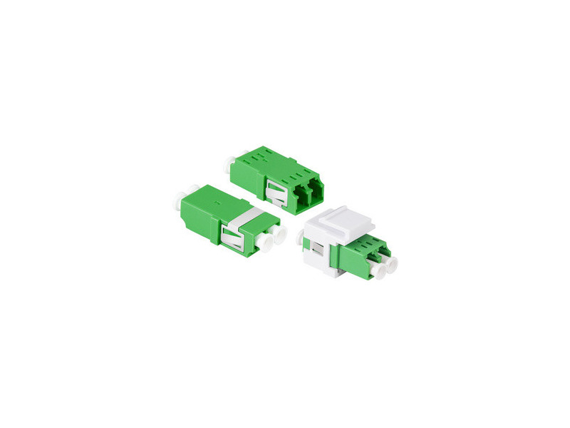 LogiLink Set de coupleurs fibre optique, sans bride, vert