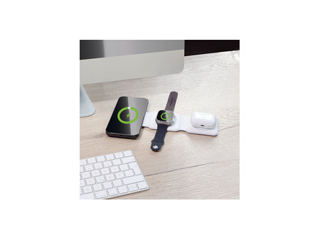 LogiLink Station de charge pour iPhone/Apple Watch/AirPods