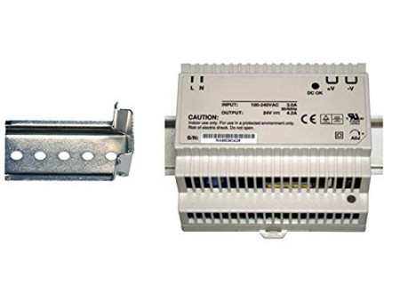 W&T Adaptateur secteur DC montage sur rail, 24V DC / 3,83 A