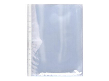 proOFFICE Pochette perforée, A4, PP, 60 microns, transparent