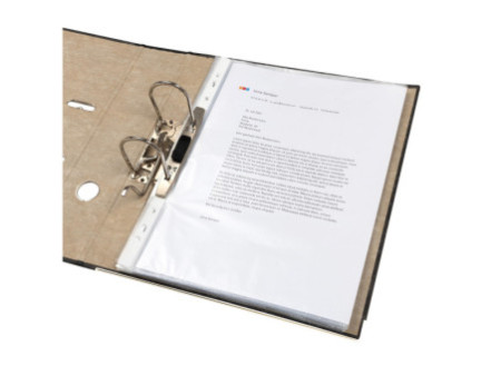proOFFICE Pochette perforée, A4, PP, 60 microns, transparent