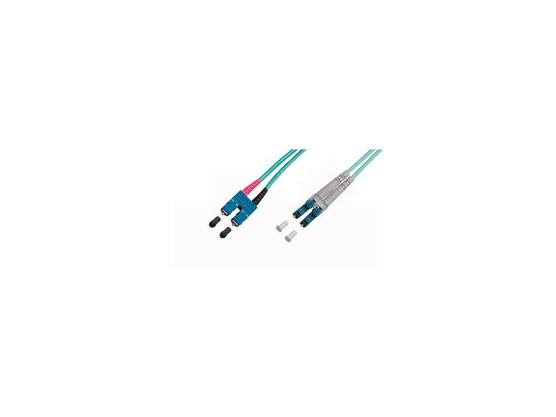 Telegärtner Câble à fibres optiques, LC-Duplex mâle - SC-