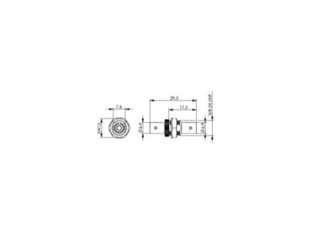 Telegärtner coupleur ST à fibres optiques, multimode,
