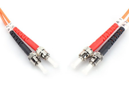 DIGITUS Câble patch à fibres optiques, 2xST - 2xST, OM3, 2m