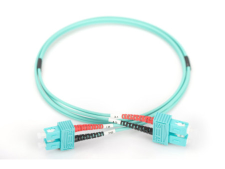 DIGITUS Câble à fibre optique, SC-Duplex - SC-Duplex, OM3,3m
