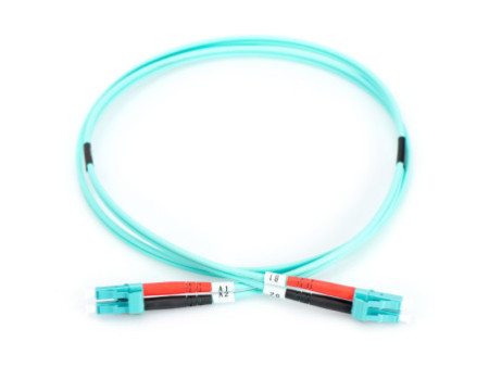 DIGITUS Câble patch fibre optiq., 3 x LC - 2 x LC, OM3,10,0m