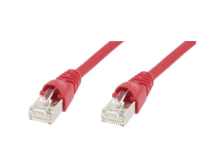 Telegärtner Câble patch, Cat.6A, S/FTP (profond), 1 m, rouge