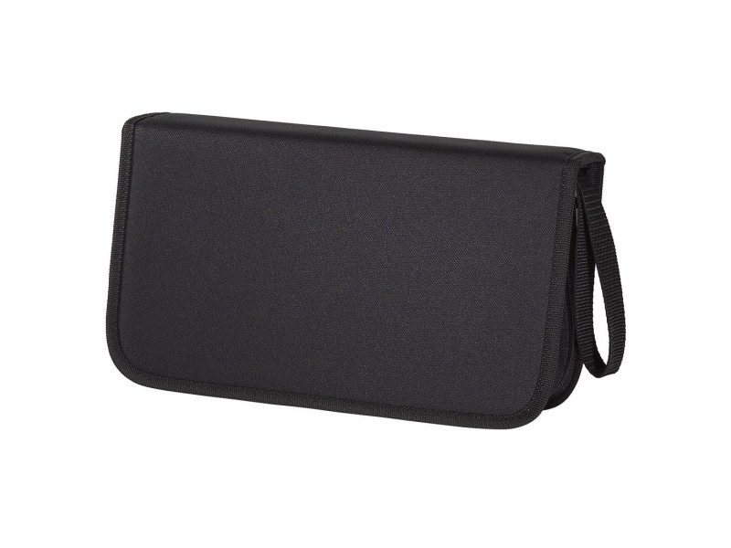 hama Etui pour CD/DVD, nylon, pour 104 CD/DVD, noir