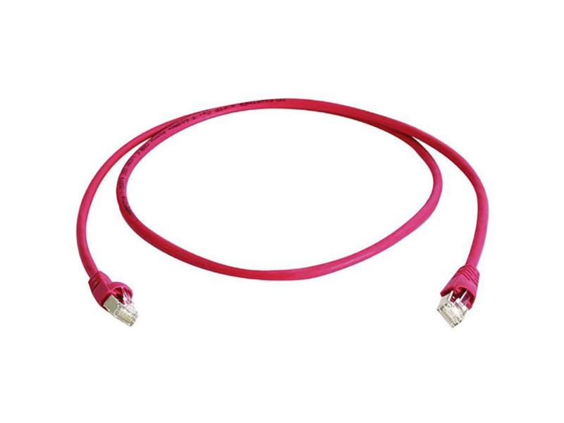 Telegärtner Câble patch, Cat.6A (profond),S/FTP,0,25 m,rouge