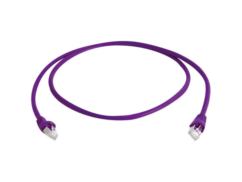 Telegärtner Câble patch, Cat.6A(profond),S/FTP,0,25 m,violet