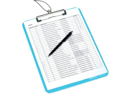 herlitz Porte-bloc easy orga to go, A4, bleu transparent