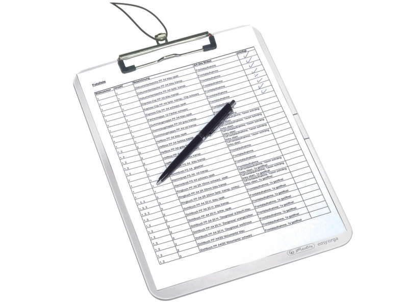 herlitz Porte-bloc easy orga to go, A4, transparent