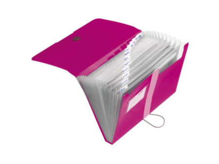herlitz Trieur easyorga to go, 12 compartiments, framboise