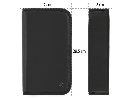 hama Etui pour CD/DVD, nylon, pour 104 CD/DVD, noir