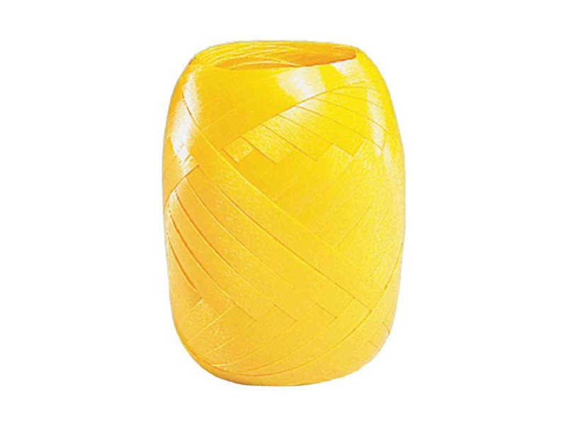 SUSY CARD Bolduc en pelote, lisse, 5 mm x 20 m, jaune
