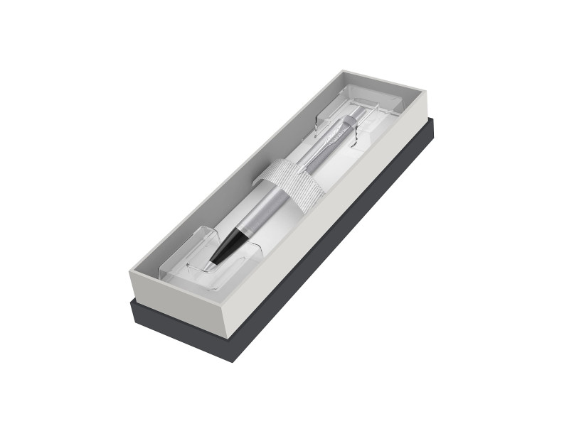 PARKER Stylo à bille rétractable IM Acier C.T.