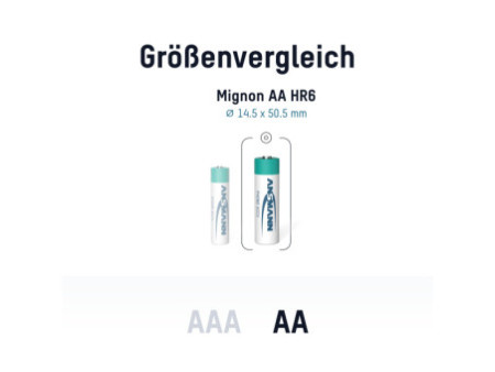 ANSMANN Pile rechargeable NiMH SPECIAL, Mignon AA, 1.300 mAh