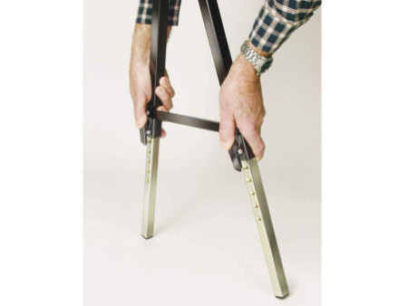 brennenstuhl Etabli de travail pliant MB 120 KH, noir/jaune