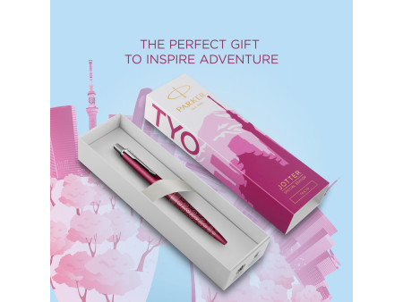 PARKER Stylo à bille JOTTER Tokyo, rose métallique