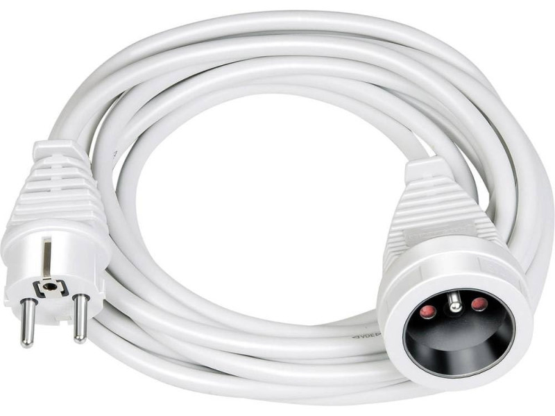 brennenstuhl Rallonge électrique, plastique, blanc, 3 m