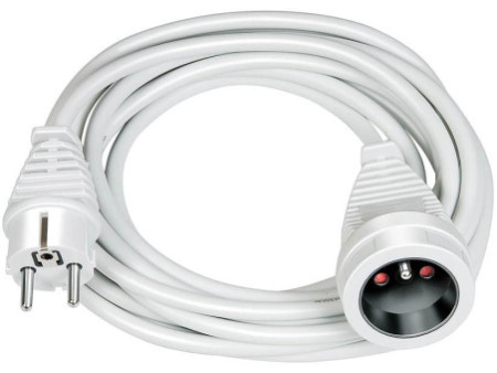 brennenstuhl Rallonge électrique, plastique, blanc, 3 m