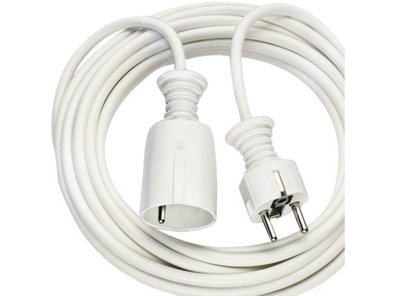 brennenstuhl Rallonge électrique, plastique, blanc, 5 m