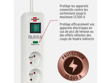 brennenstuhl Prolongateur multiprise 'Eco-Line', 4 prises