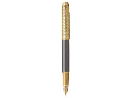 PARKER Stylo plume IM PREMIUM Arrow Grey GT, plume F