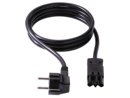 BACHMANN Câble d'alimentation, confectionné, 3 m, noir
