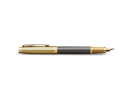 PARKER Stylo plume IM PREMIUM Arrow Grey GT, plume M