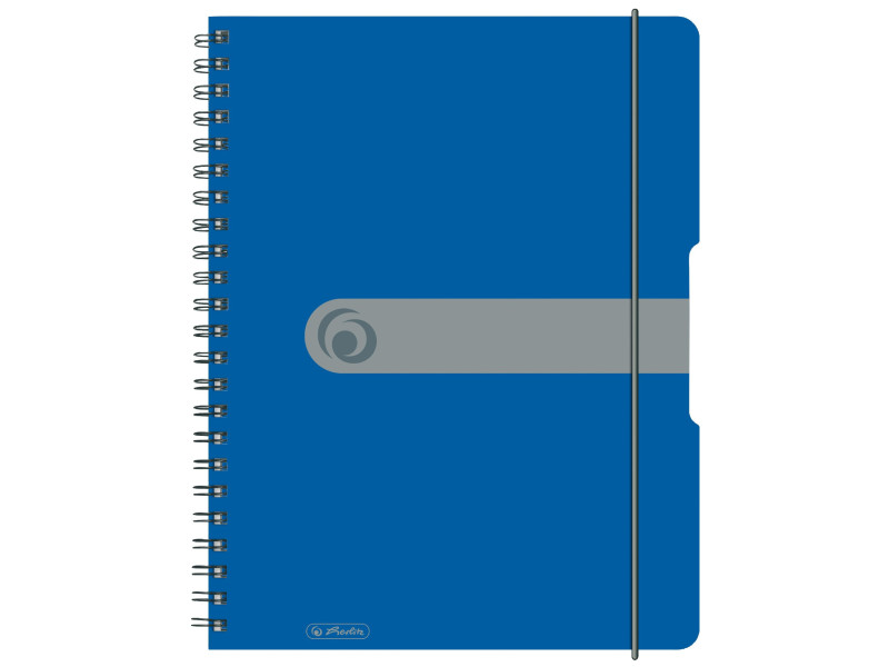 herlitz Cahier à spirales easy orga to go, A4, bleu
