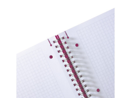 herlitz Cahier à spirales easy orga to go, A4, framboise