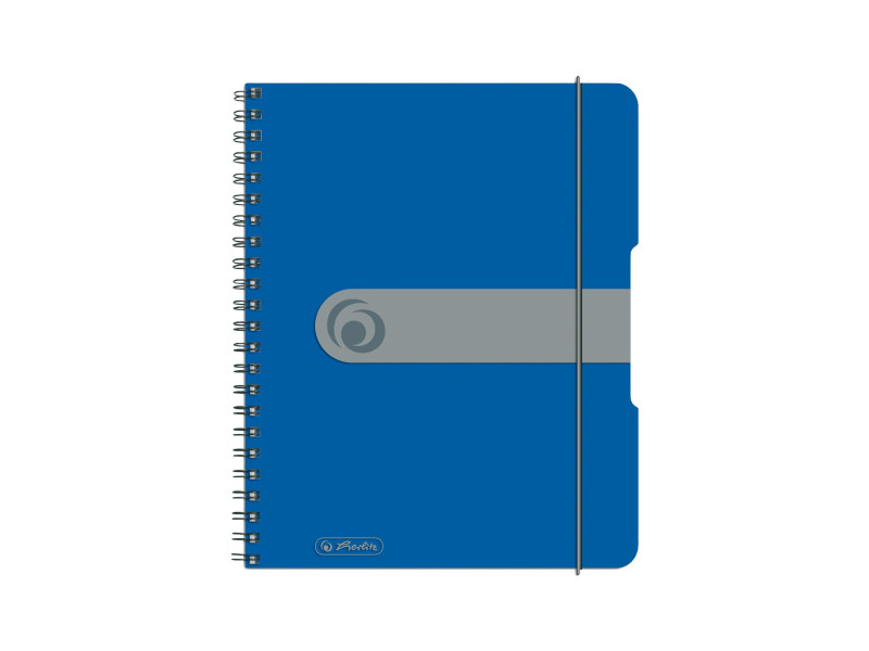 herlitz Cahier à spirales easy orga to go, A5, bleu