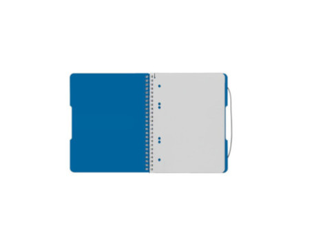 herlitz Cahier à spirales easy orga to go, A5, bleu