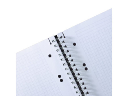 herlitz Cahier à spirales easy orga to go, A5, noir