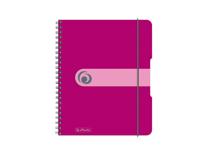 herlitz Cahier à spirales easy orga to go, A5, framboise