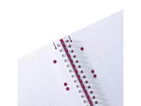 herlitz Cahier à spirales easy orga to go, A5, framboise