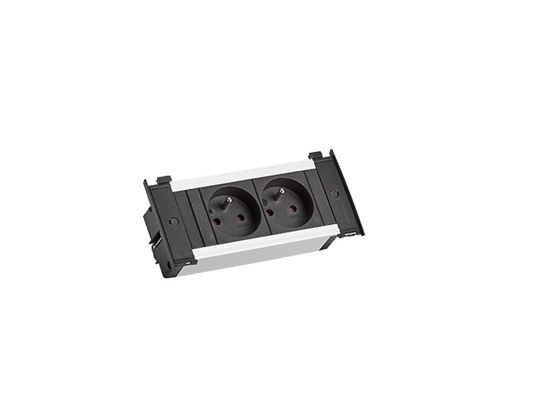 BACHMANN Unité de prises KAPSA XS, 2 prises UTE, 2 m